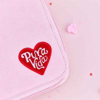 Large Pink Velvet Jewelry Case Gallery Thumbnail