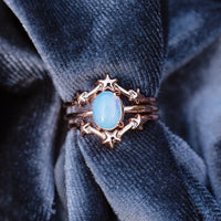 Moonstone Stars Ring Stack Gallery Thumbnail