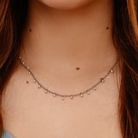 Hanging Pearl Beaded Choker Gallery Thumbnail