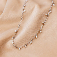 Hanging Pearl Beaded Choker Gallery Thumbnail