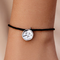 Crystal Wave Coin Bracelet Gallery Thumbnail