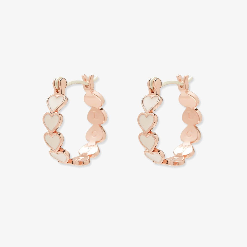 Love Hearts Hoop Earrings 2