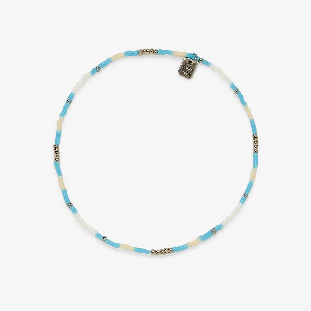 Ventura Stretch Bead Anklet 2