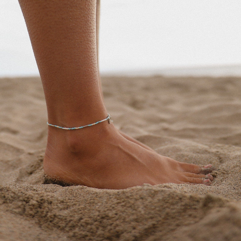 Ventura Stretch Bead Anklet 11