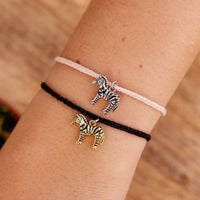 Zebra Charm Bracelet Gallery Thumbnail