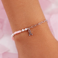 Boarding 4 Breast Cancer Half N Half Bracelet Gallery Thumbnail