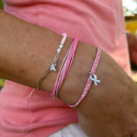 Boarding 4 Breast Cancer Half N Half Bracelet Gallery Thumbnail