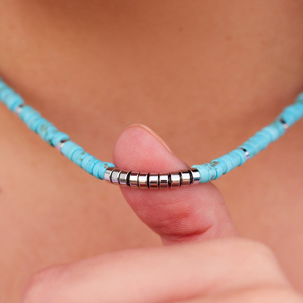 Turquoise Bead Choker 6