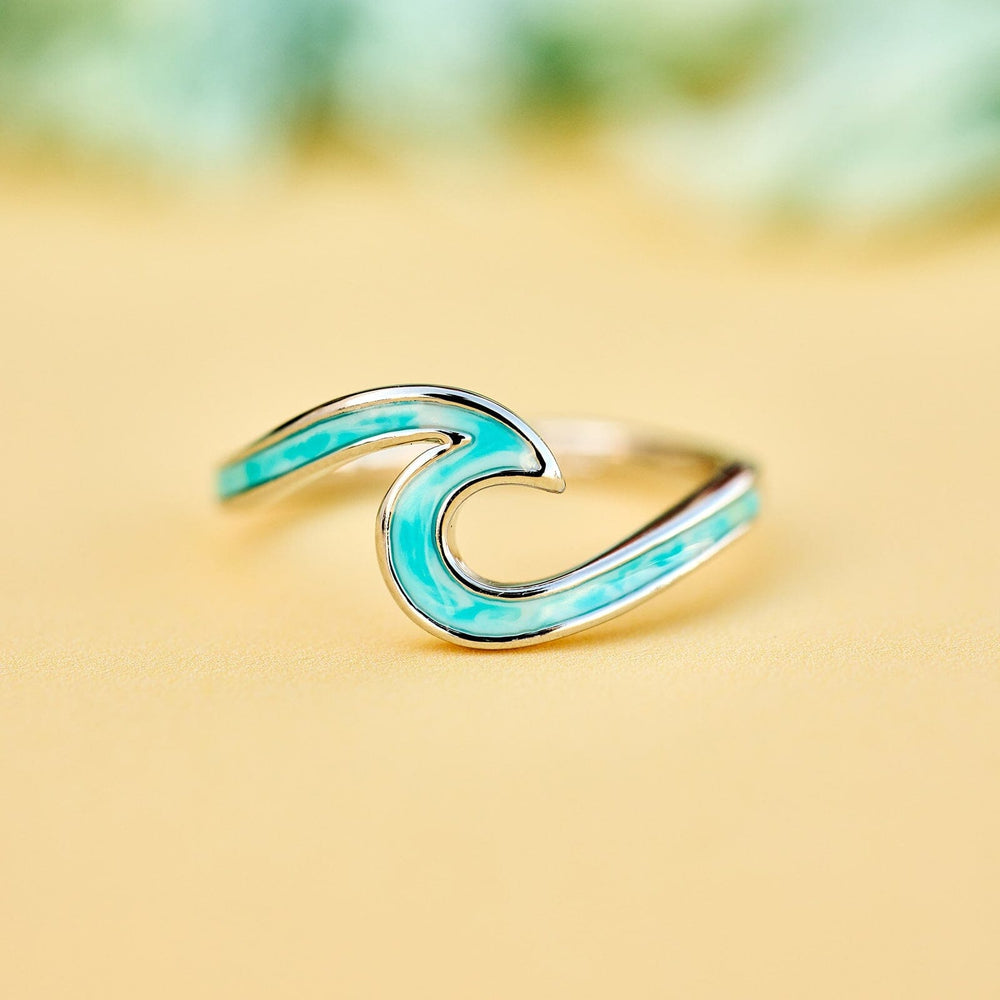 Tie Dye Wave Ring 5