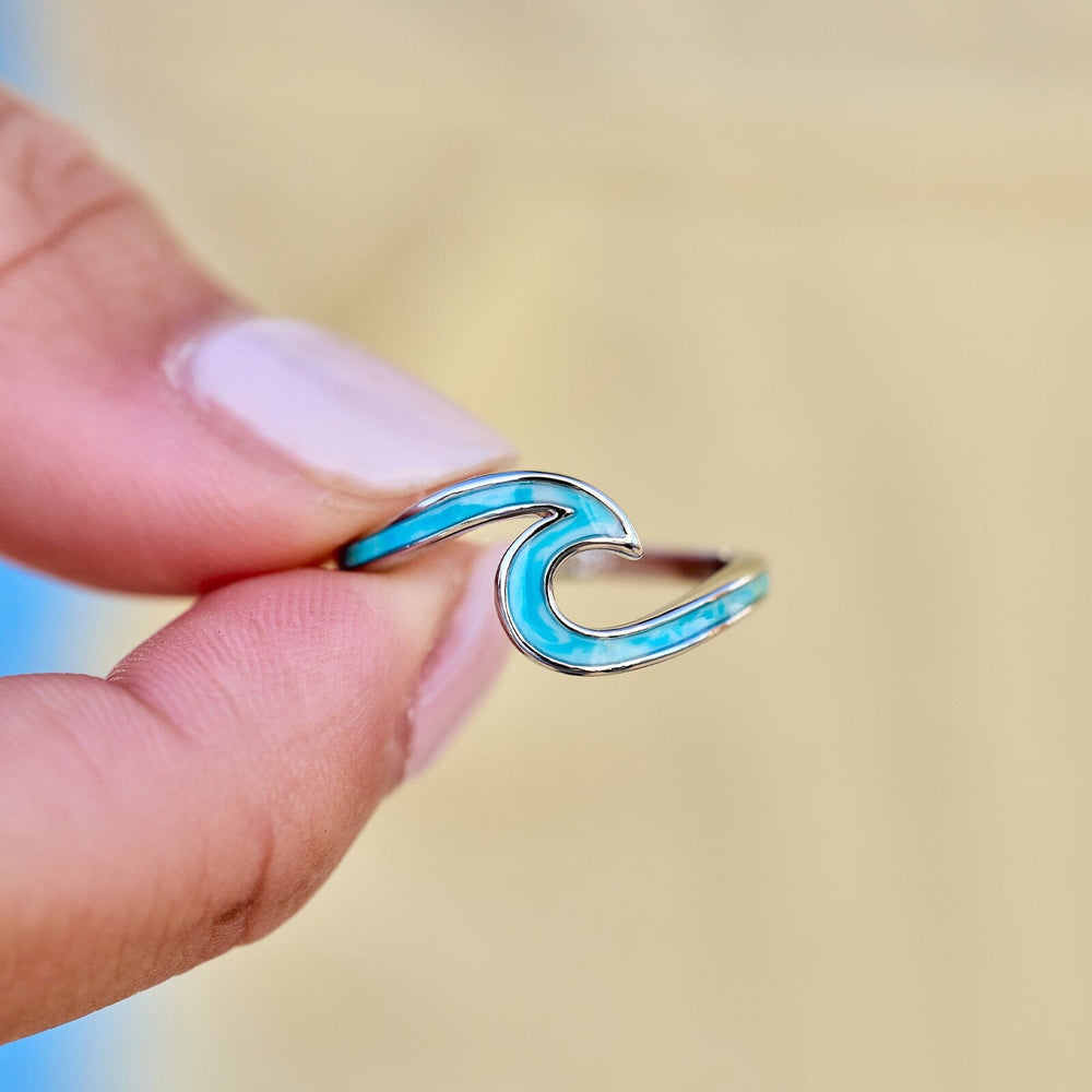 Tie Dye Wave Ring 9