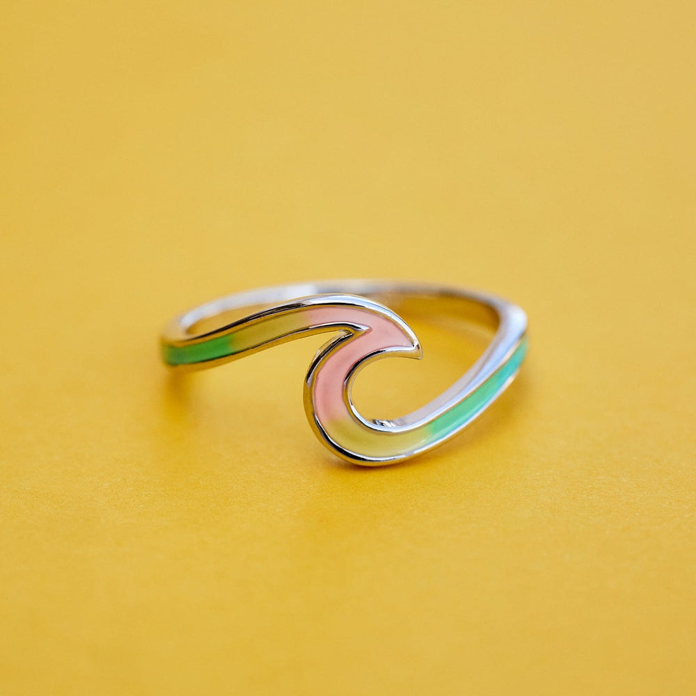 Tie Dye Wave Ring 8