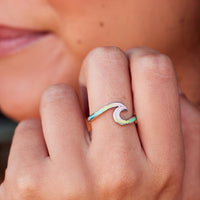 Tie Dye Wave Ring Gallery Thumbnail