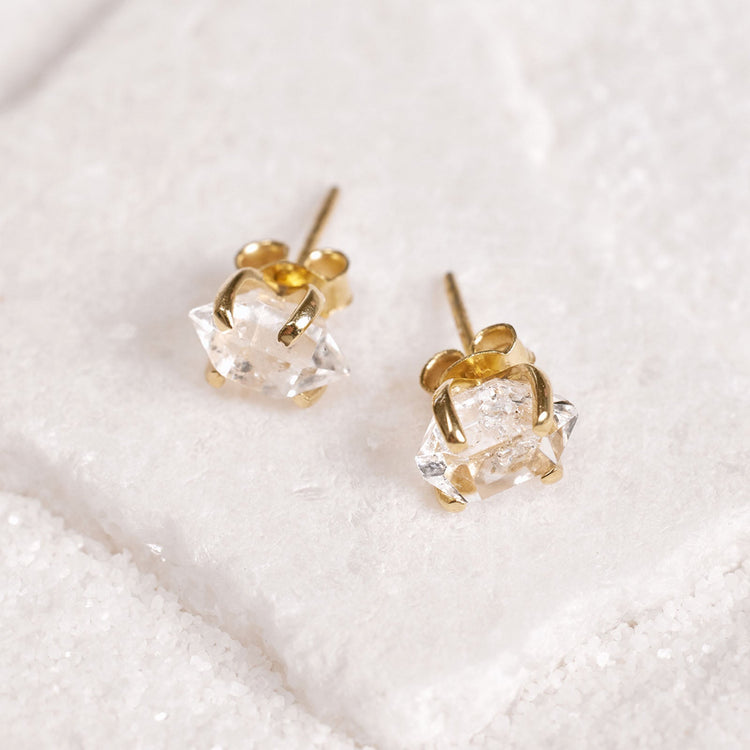 Herkimer Stud Earrings