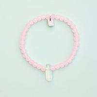 Rose Quartz Intention Stretch Bracelet Gallery Thumbnail