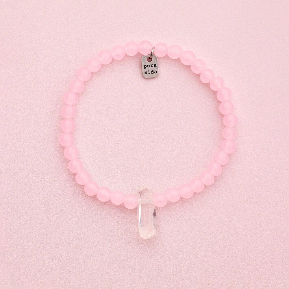 Rose Quartz Intention Stretch Bracelet 5