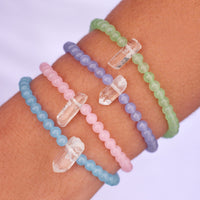 Rose Quartz Intention Stretch Bracelet Gallery Thumbnail