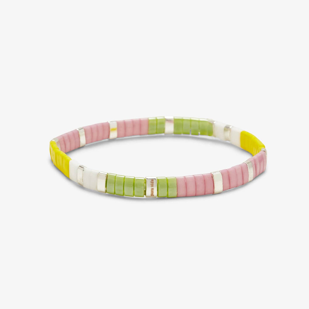 Tile Bead Stretch Bracelet 2