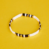 Tile Bead Stretch Bracelet Gallery Thumbnail