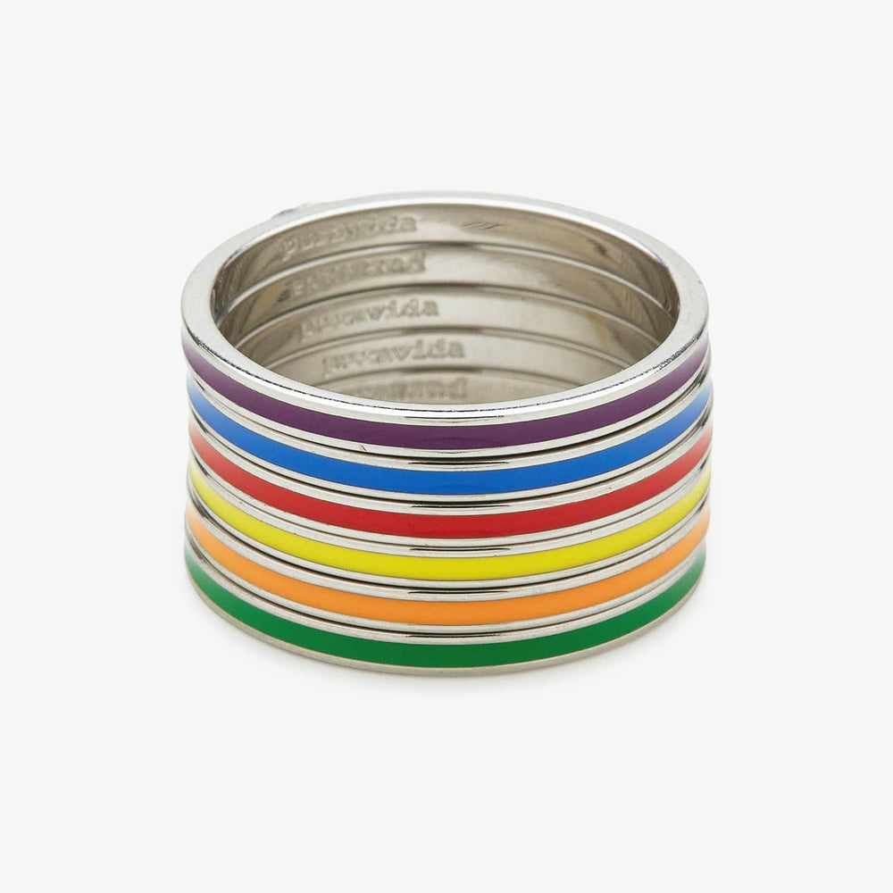 Rainbow Ring Stack 1