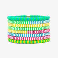 Neon Daze Stretch Bracelet Set of 8 Gallery Thumbnail