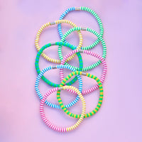 Neon Daze Stretch Bracelet Set of 8 Gallery Thumbnail