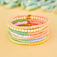 Sunset Beach Stretch Bracelet Set of 8 Gallery Thumbnail