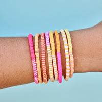 Warm Breeze Stretch Bracelet Set of 8 Gallery Thumbnail