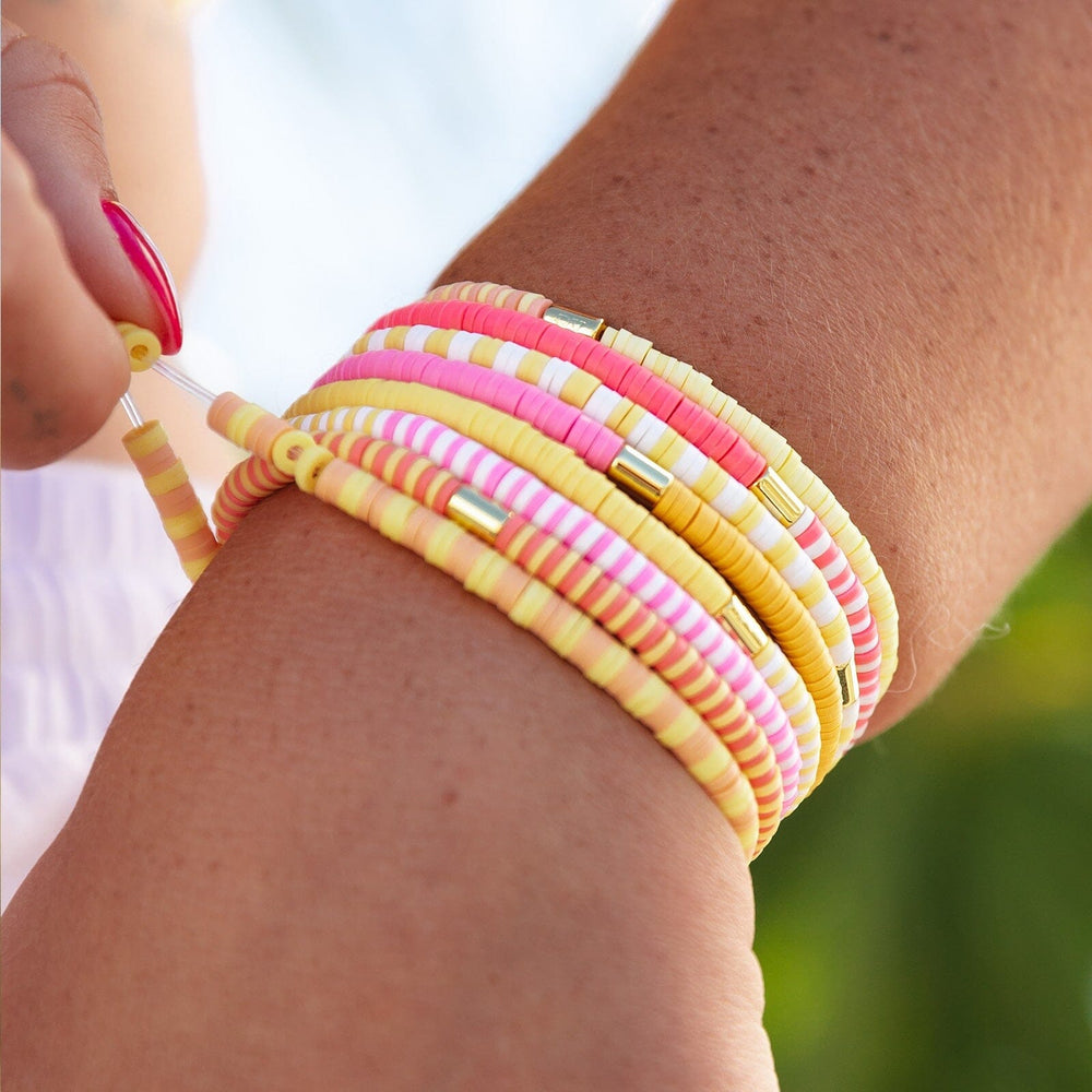 Warm Breeze Stretch Bracelet Set of 8 8