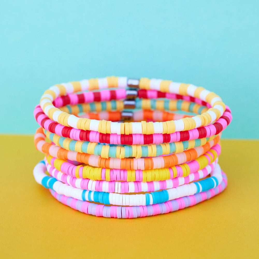 Vacation Vibes Stretch Bracelet Set of 8 8