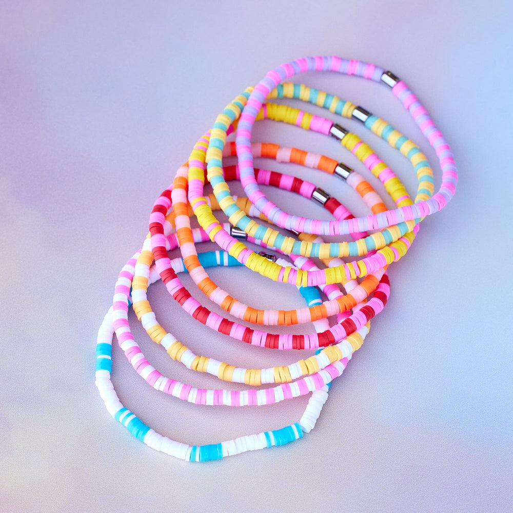 Vacation Vibes Stretch Bracelet Set of 8 5