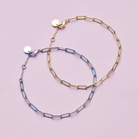 Harper Paperclip Chain Bracelet Gallery Thumbnail