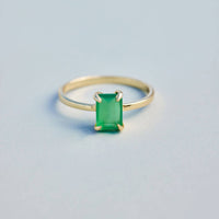 Emerald Statement Ring Gallery Thumbnail