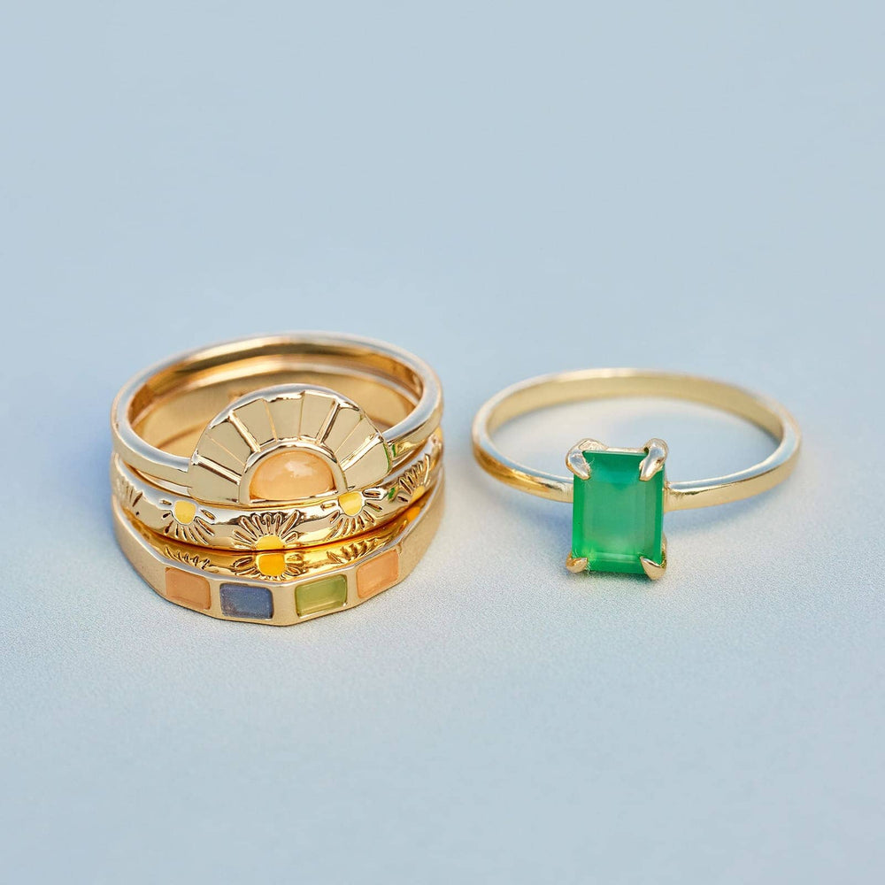 Emerald Statement Ring 5