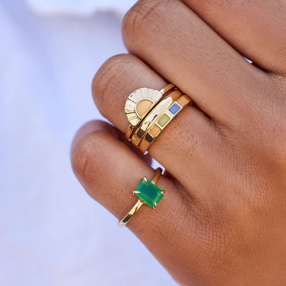 Emerald Statement Ring 6