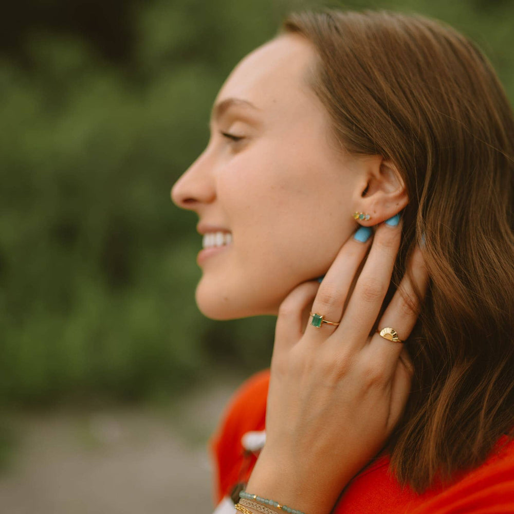 Emerald Statement Ring 7