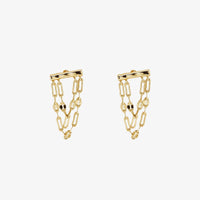 Draped Bar Earrings Gallery Thumbnail