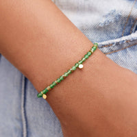 Jade Beaded String Bracelet Gallery Thumbnail