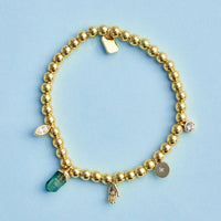 Mystics Mixed Charms Stretch Bracelet Gallery Thumbnail