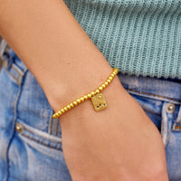 Outdoorsy Gals Metal Bead Stretch Bracelet Gallery Thumbnail