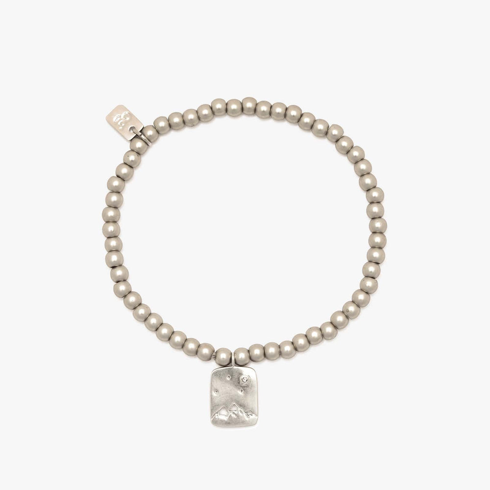 Outdoorsy Gals Metal Bead Stretch Bracelet 10