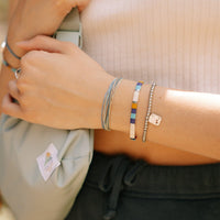 Outdoorsy Gals Metal Bead Stretch Bracelet Gallery Thumbnail