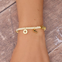 Outdoorsy Gals Vinyl Disc Stretch Bracelet Gallery Thumbnail