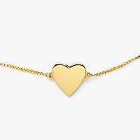 Demi-Fine Engravable Heart Choker