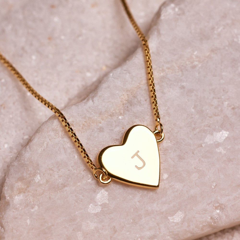 Demi-Fine Engravable Heart Choker 10