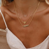 Demi-Fine Engravable Heart Choker Gallery Thumbnail