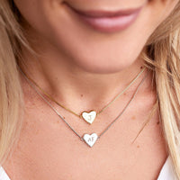 Demi-Fine Engravable Heart Choker Gallery Thumbnail