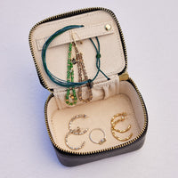 Mini Faux Leather Jewelry Case Gallery Thumbnail