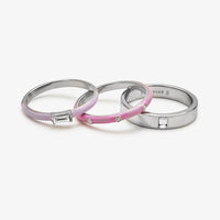 Boarding for Breast Cancer Ring Stack Gallery Thumbnail