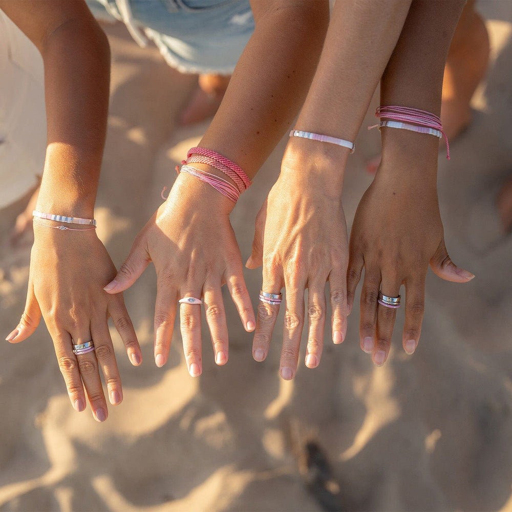 Boarding for Breast Cancer Slider Bracelet 9