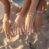 Boarding for Breast Cancer Slider Bracelet Gallery Thumbnail